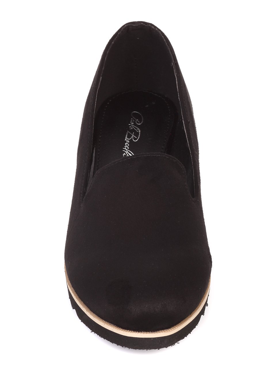 Ежедневни дамски обувки в черно 3M-18906 black 