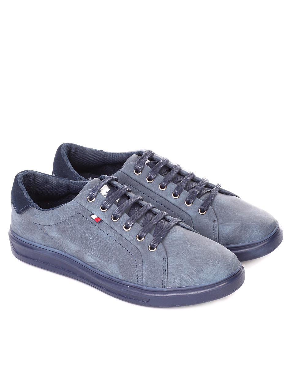 Ежедневни мъжки обувки в синьо 7N-18741 navy