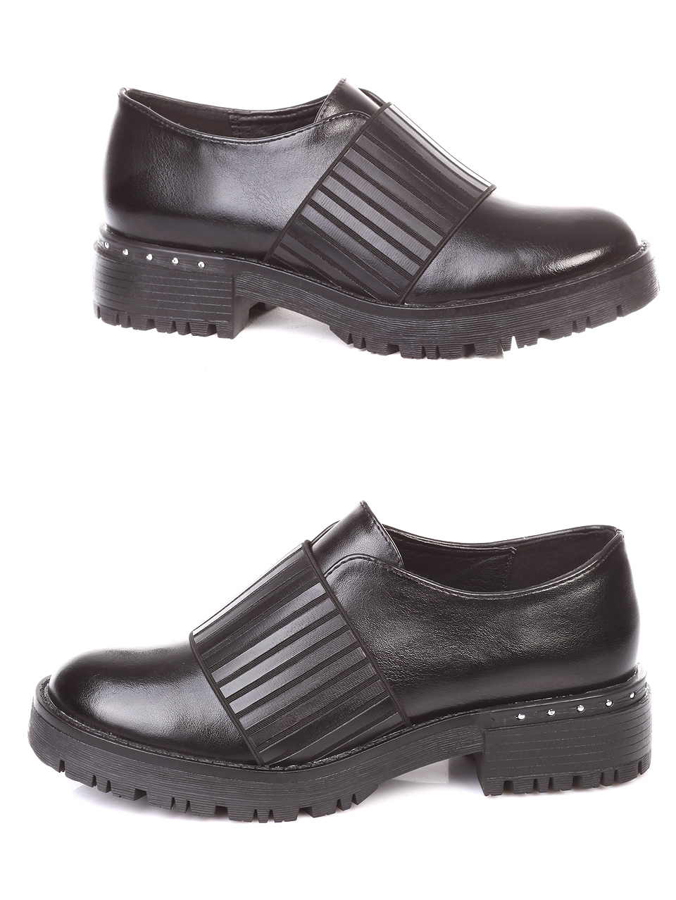 Ежедневни дамски обувки в черно 3G-18861 black