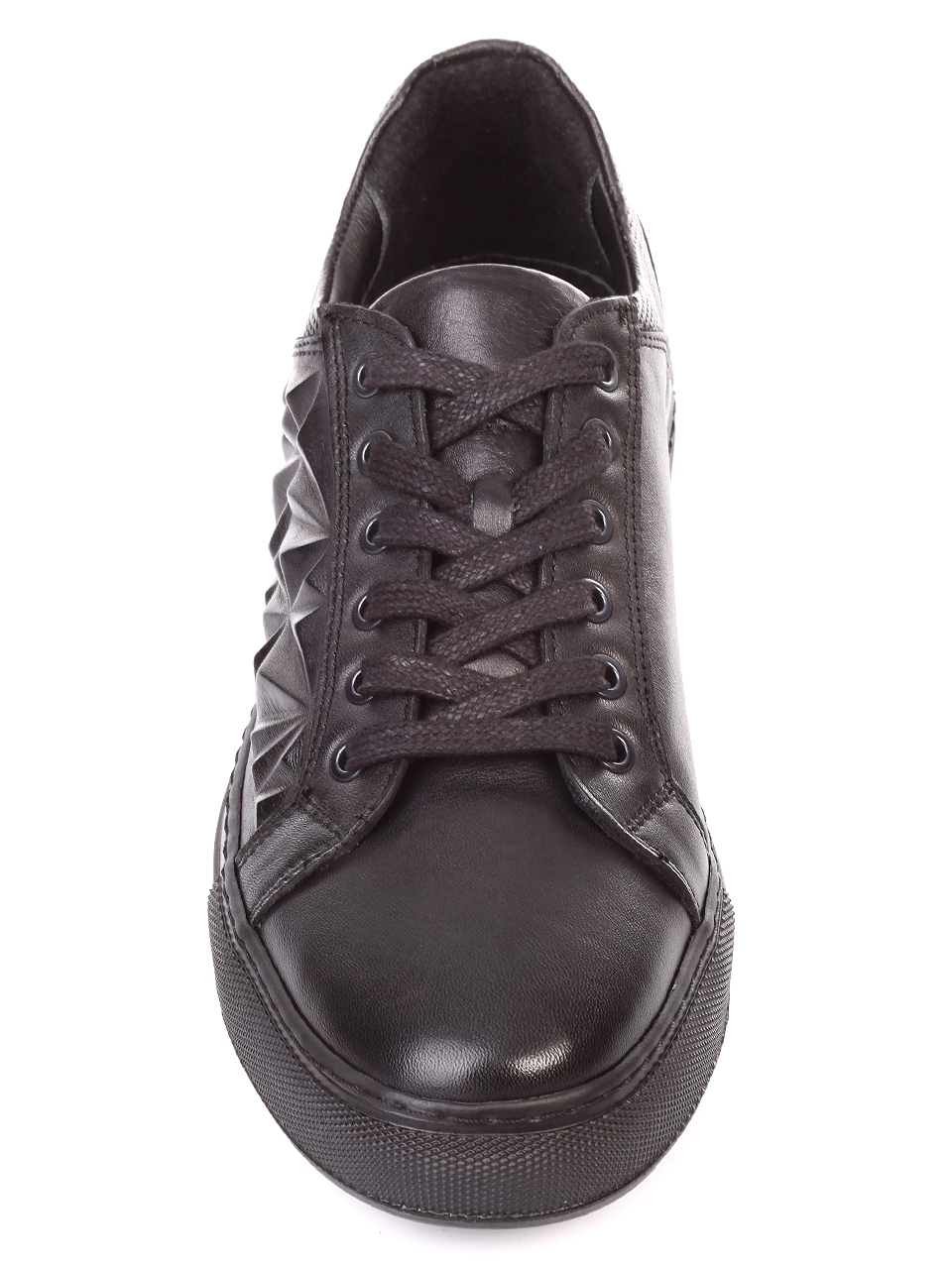 Ежедневни мъжки обувки от естествена кожа 7AT-181112 black