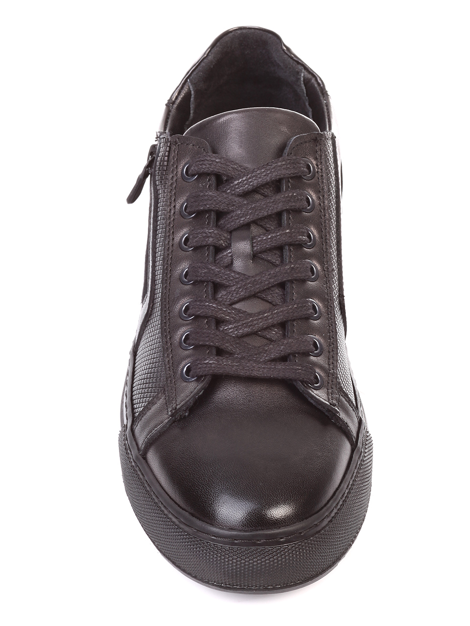 Ежедневни мъжки обувки от естествена кожа 7AT-181115 black