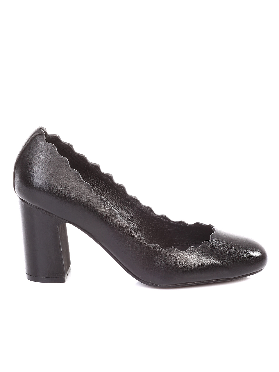 Ежедневни дамски обувки от естествена кожа 3AB-18877 black