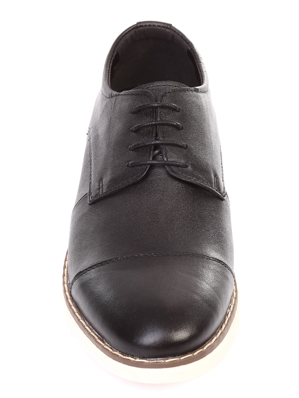 Ежедневни мъжки обувки от естествена кожа 7N-18749 black
