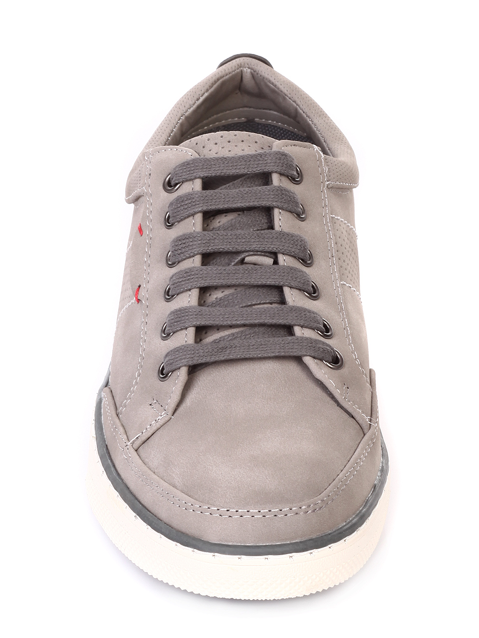 Ежедневни мъжки обувки в сиво 7W-19104 grey
