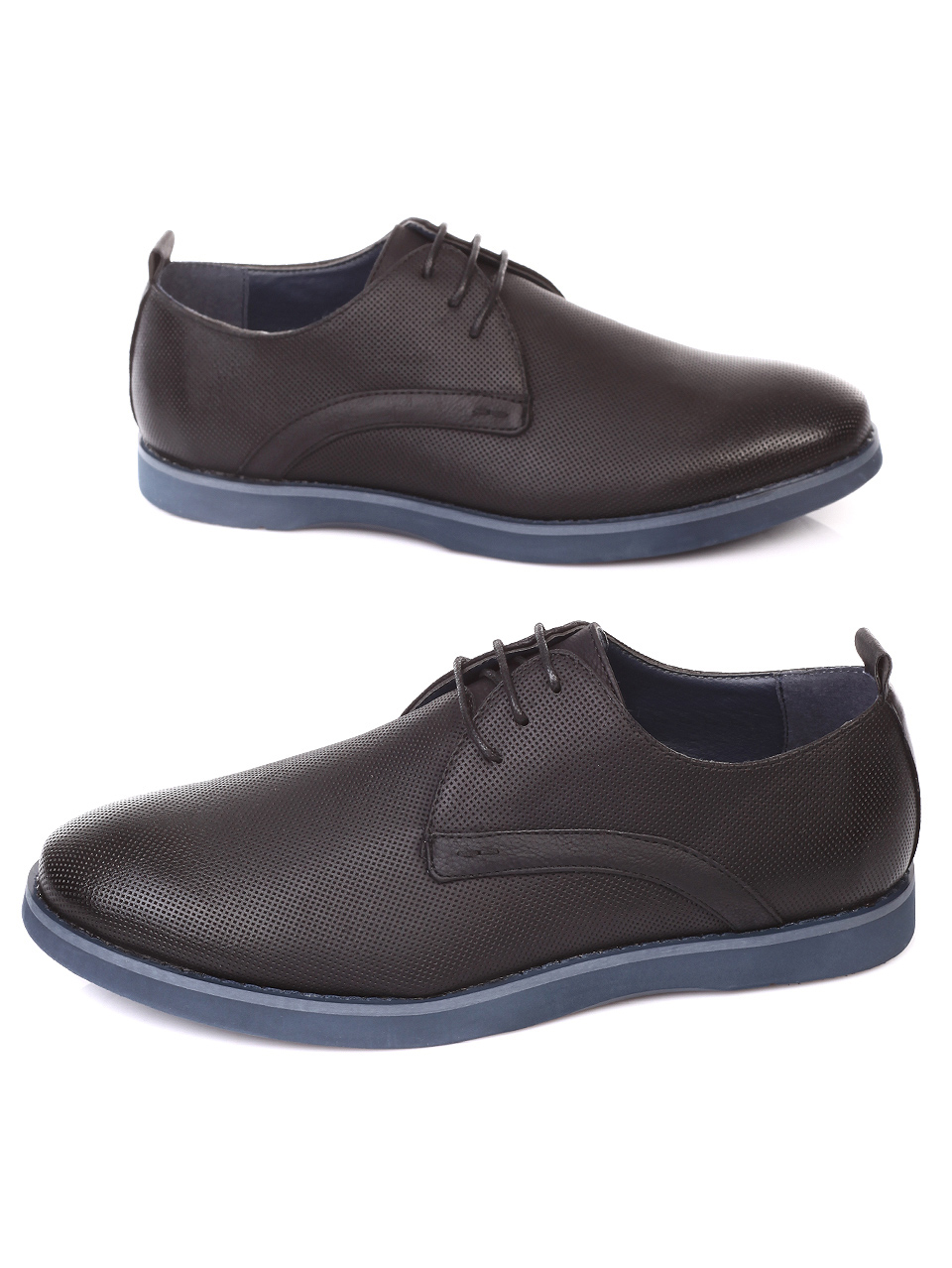 Мъжки обувки в черно 7W-19108 black