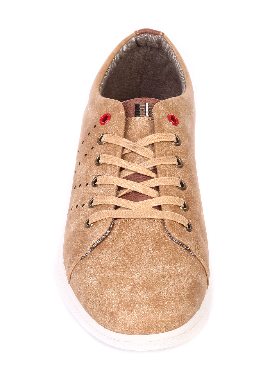Ежедневни мъжки обувки в бежово 7N-19076 beige