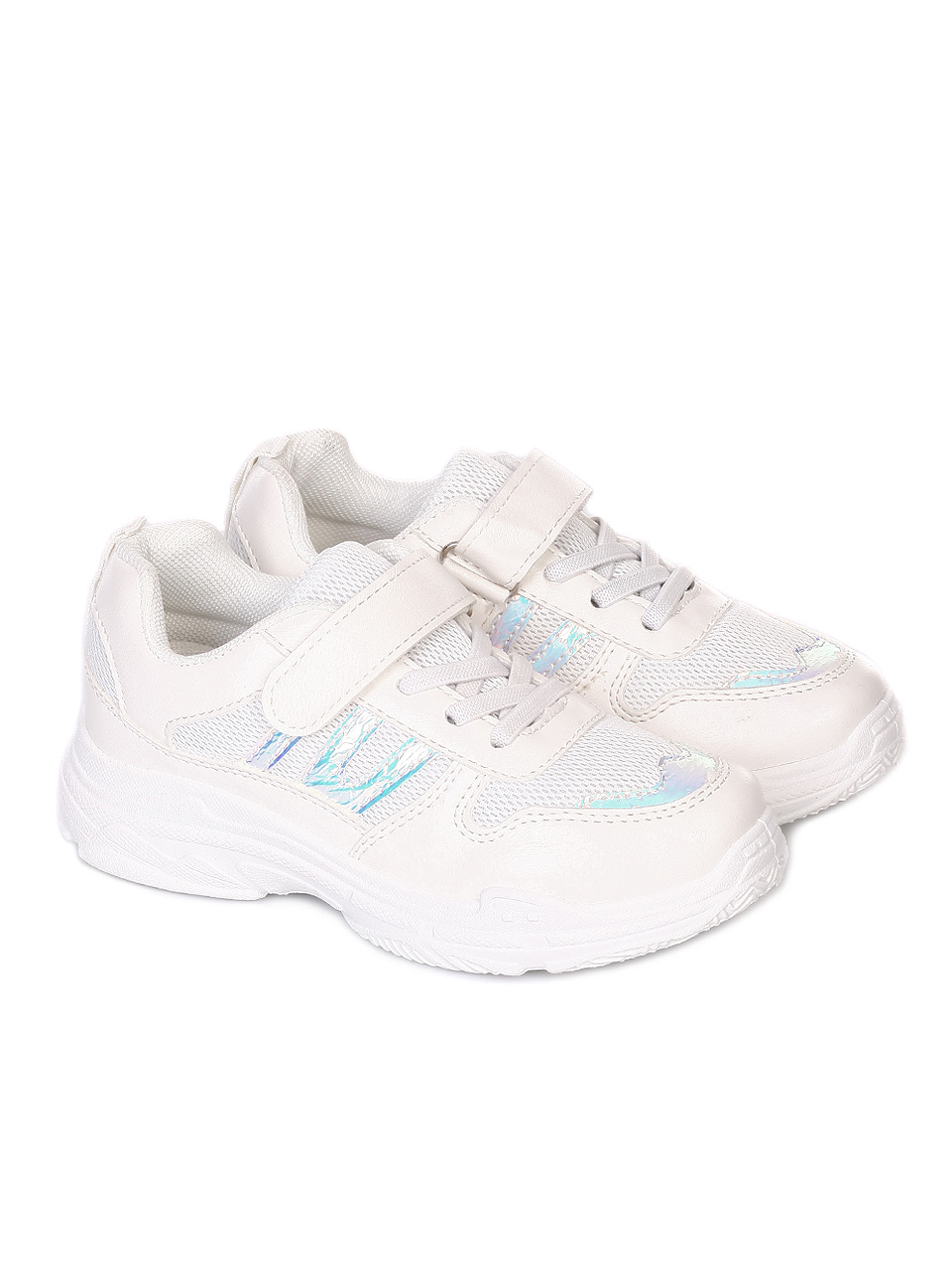 Ежедневни детски обувки в бяло 18U-19132 white