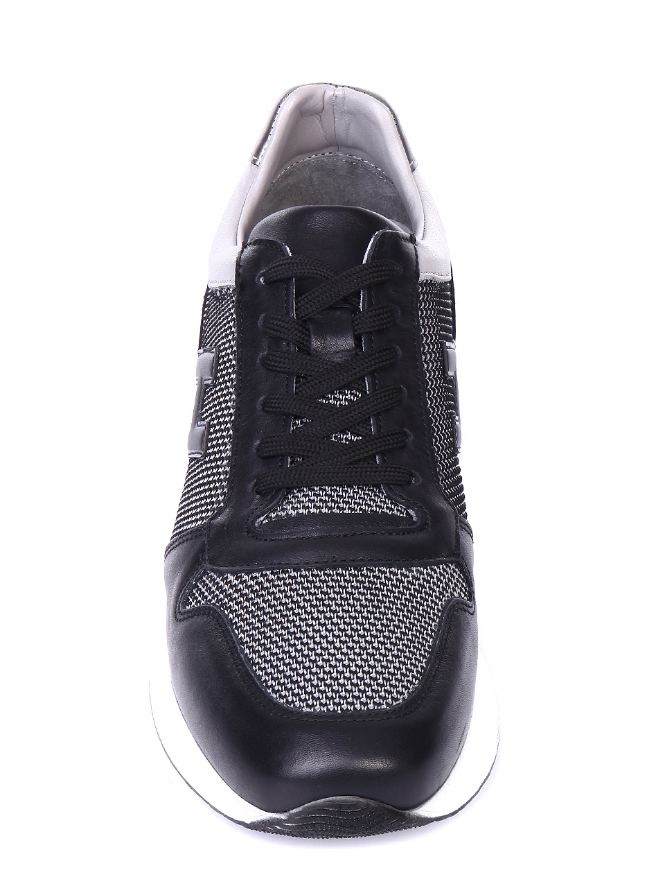 Ежедневни мъжки обувки от естествен велур 7AT-19466 black