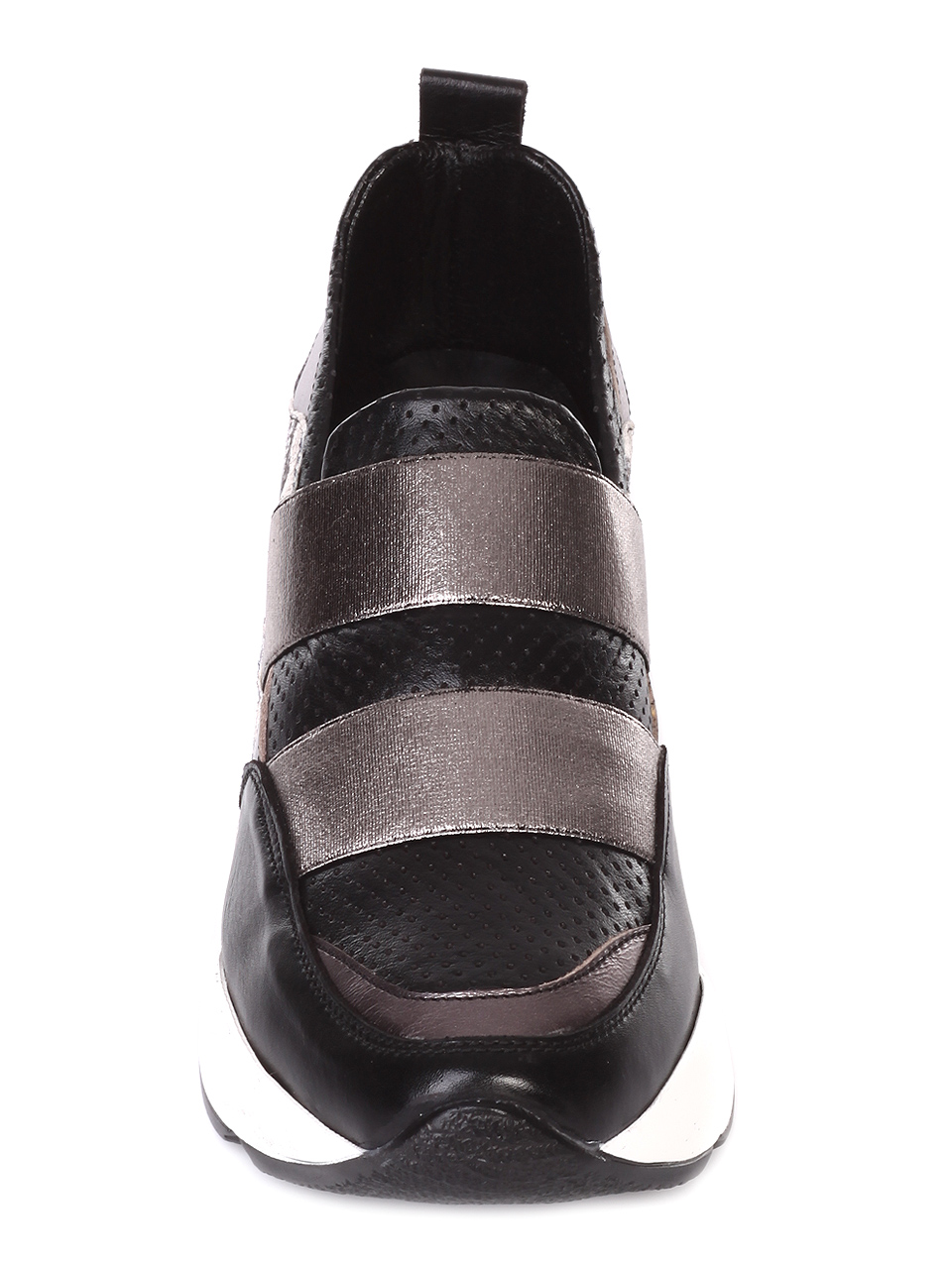 Ежедневни дамски обувки от естествена кожа 3AT-19467 black