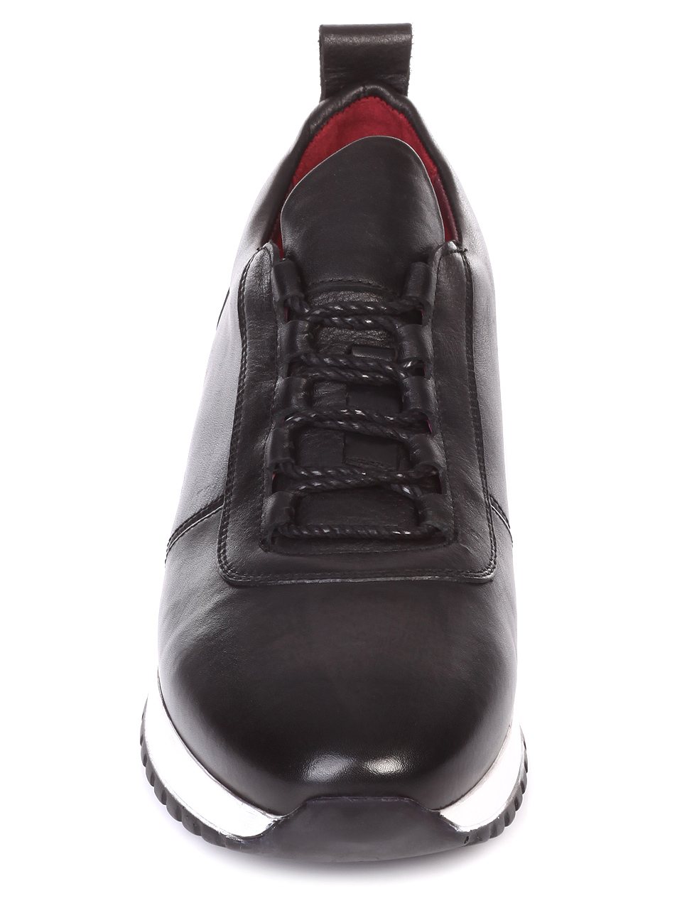 Ежедневни мъжки обувки от естествена кожа 7AT-19433 black