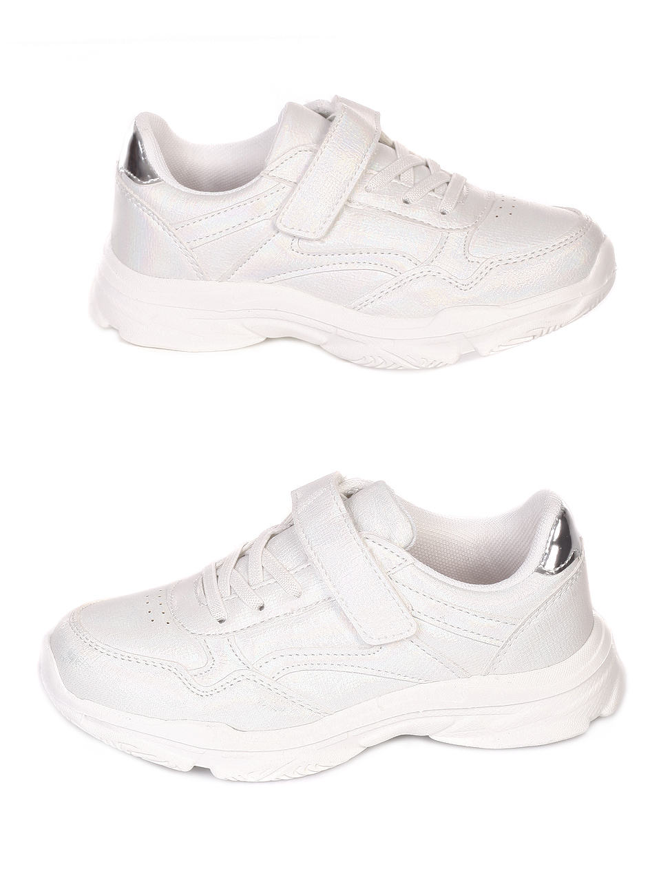 Ежедневни детски обувки в бяло 18U-19172 white