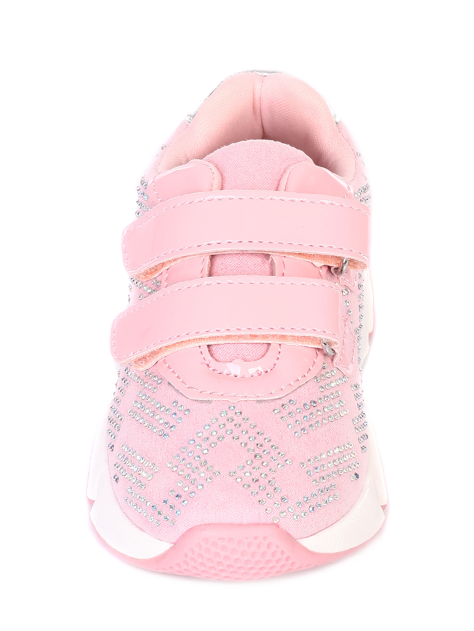 Ежедневни детски обувки с велкро закопчаване в розово 18P-19002 pink
