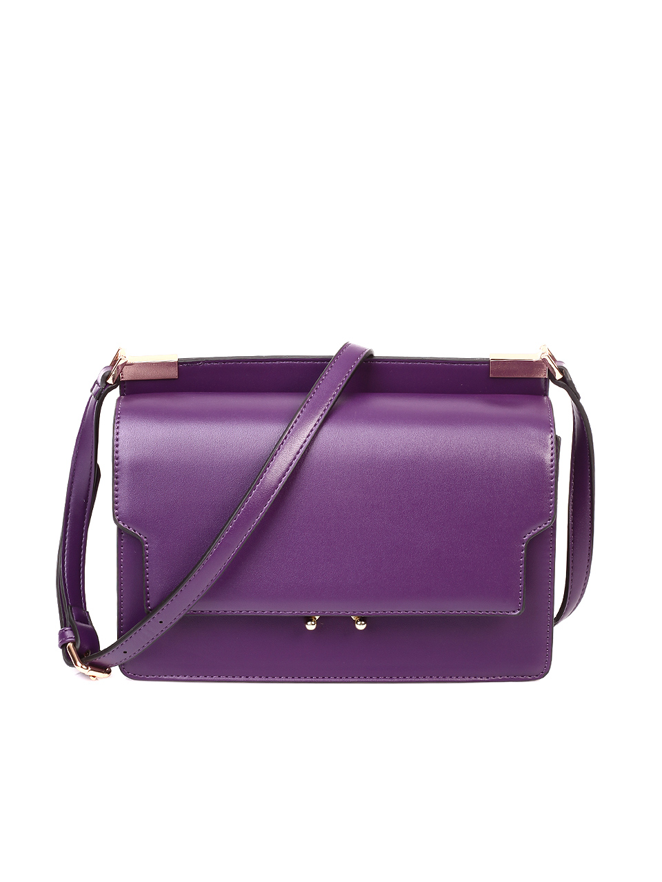 Елегантна дамска чанта в лилаво 9V-19679 purple