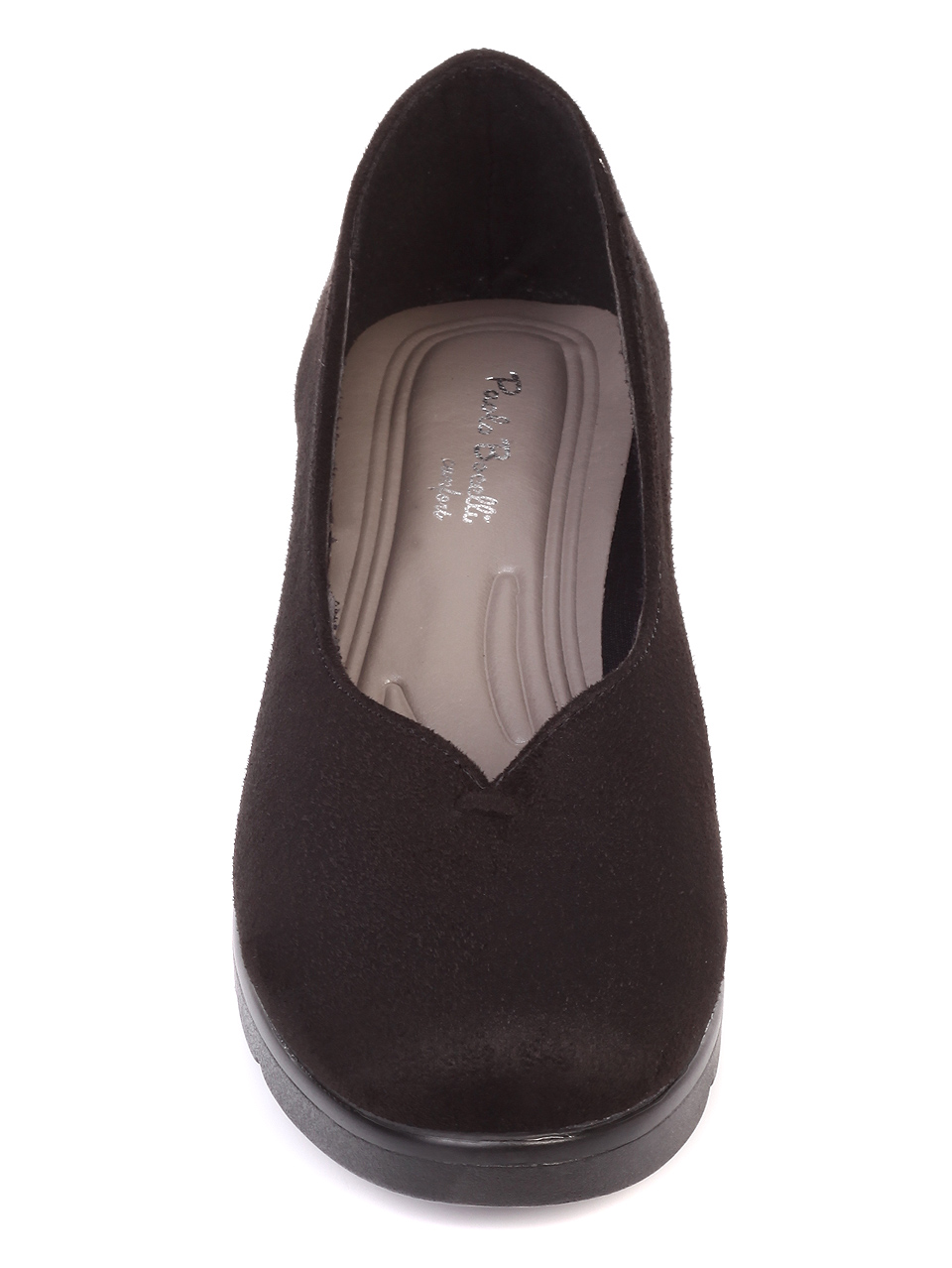 Ежедневни дамски обувки на платформа в черно 3C-19738 black