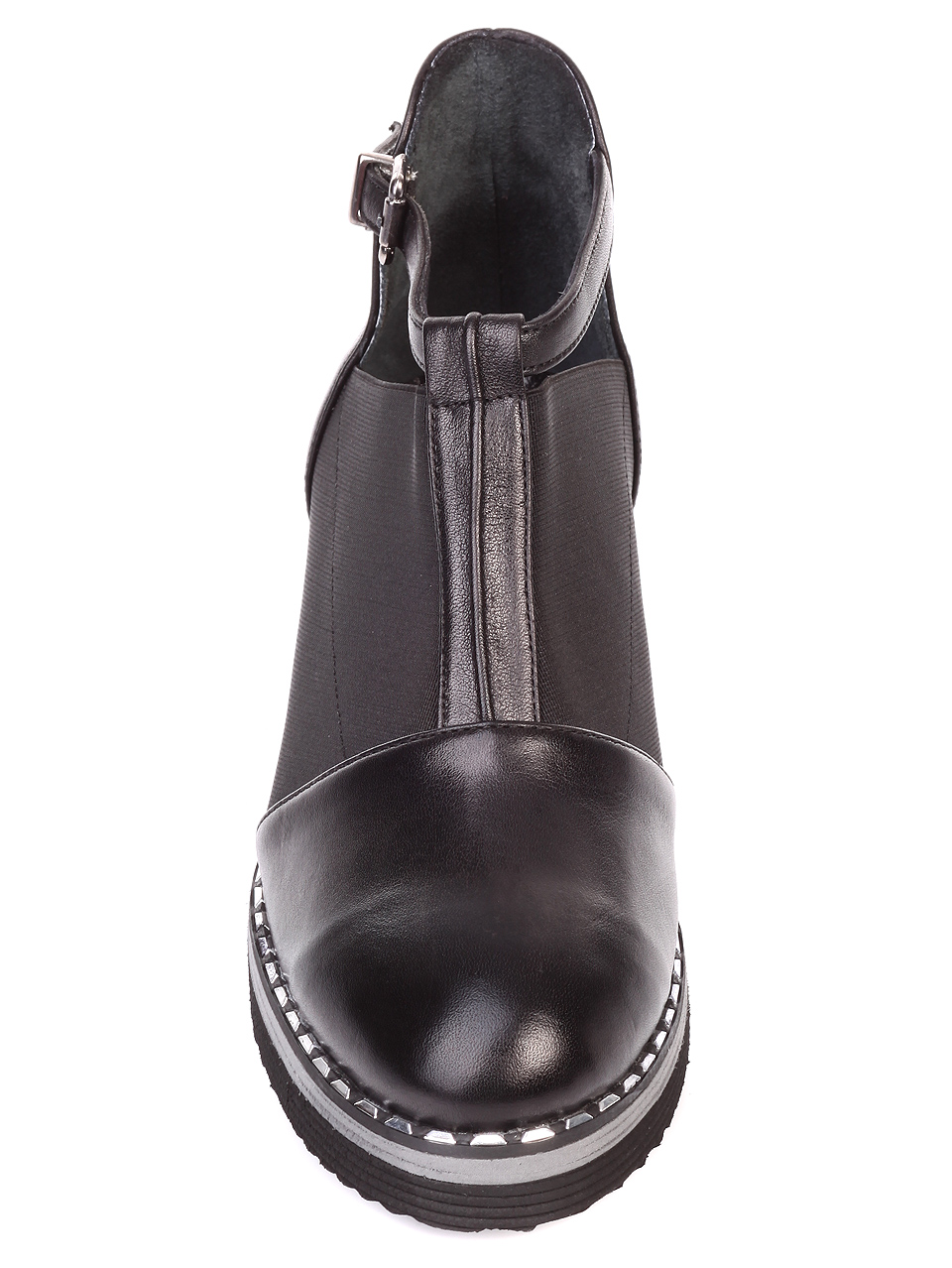 Ежедневни дамски обувки от естествена кожа 3AT-19884 black