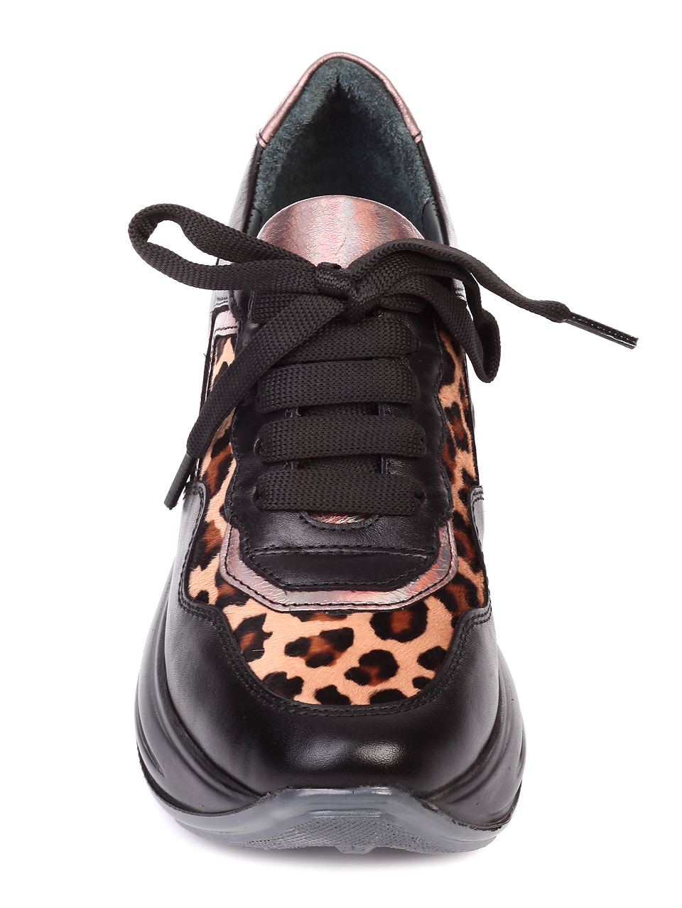 Ежедневни дамски обувки от естествена кожа 3AT-19887 leopard