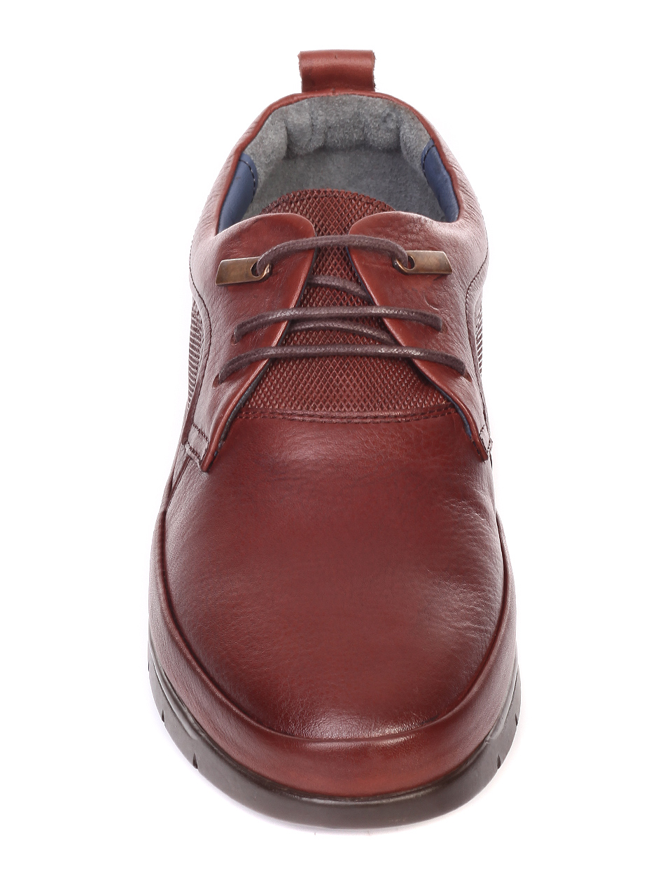 Ежедневни мъжки обувки от естествена кожа 6567 brown