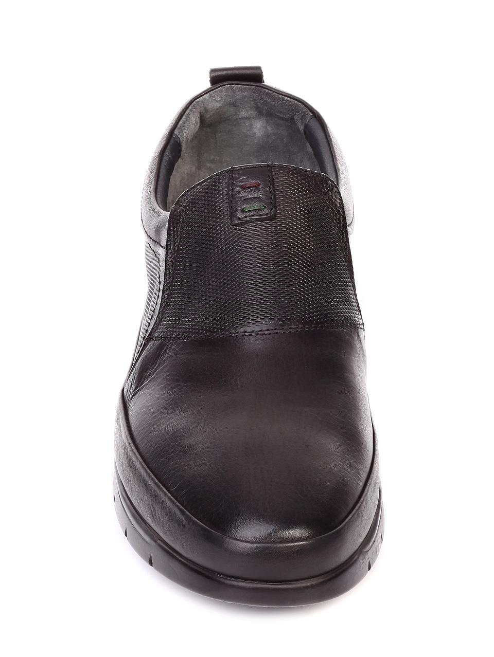 Ежедневни мъжки обувки от естествена кожа 6568 black