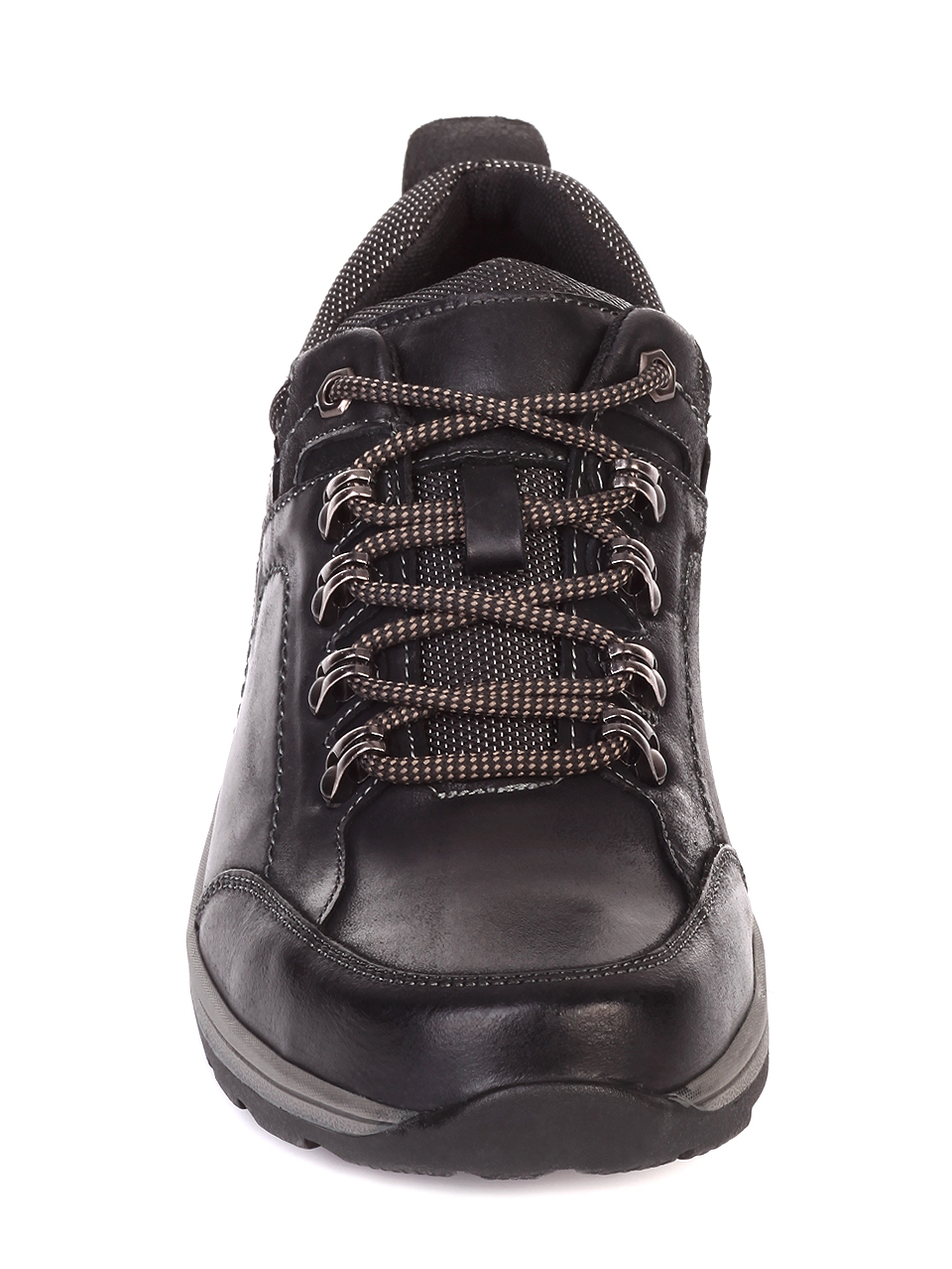 Ежедневни мъжки обувки от естествена кожа 7N-19771 black