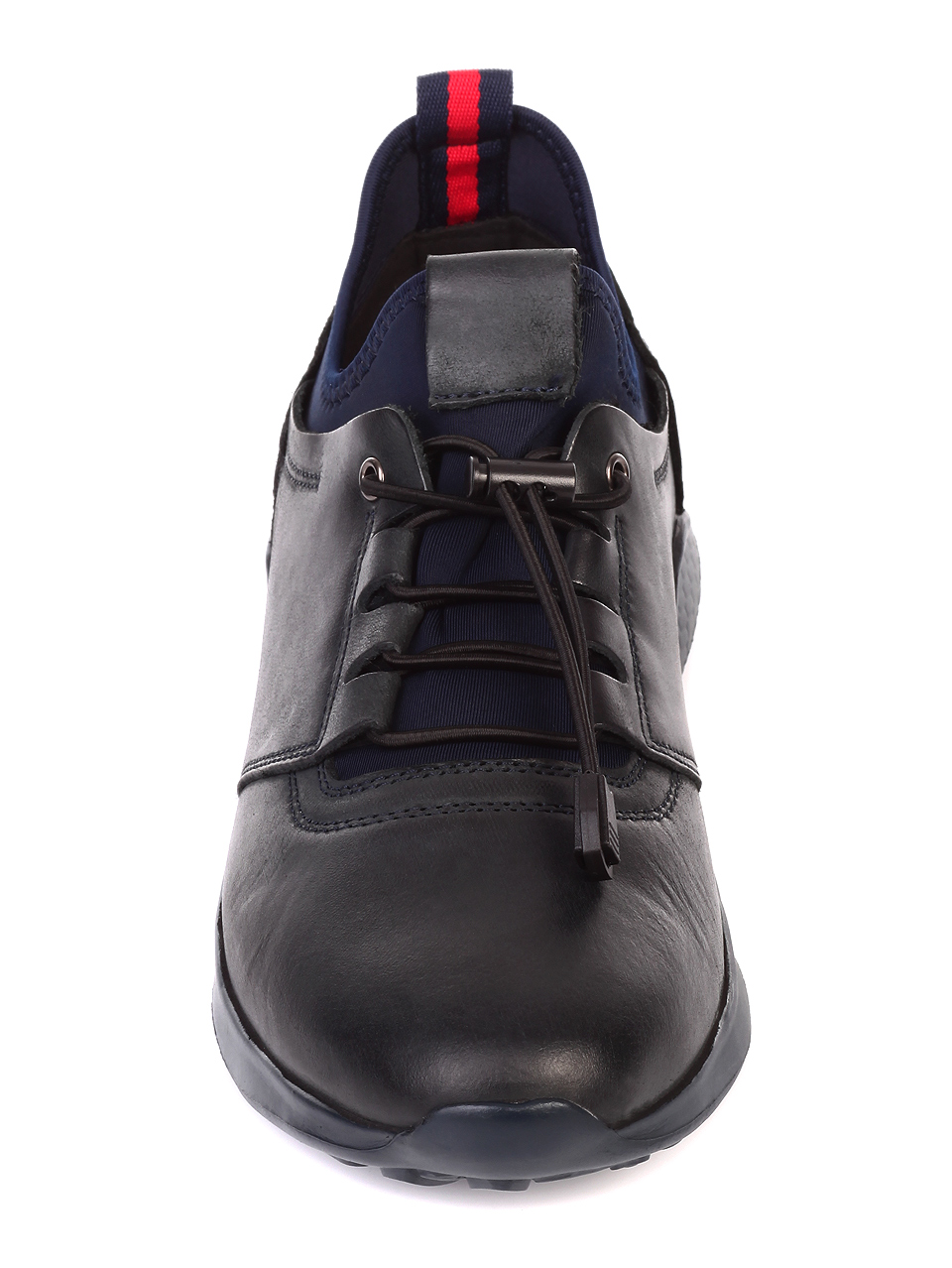 Ежедневни мъжки обувки от естествена кожа 7N-19772 navy