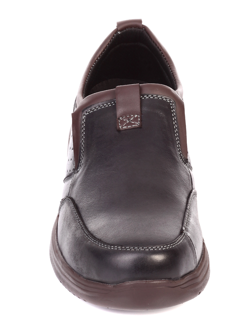 Ежедневни мъжки обувки от естествена кожа 7N-19774 black