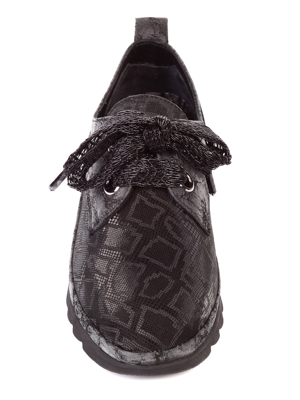 Ежедневни дамски обувки от естествена кожа 3AT-19910 black