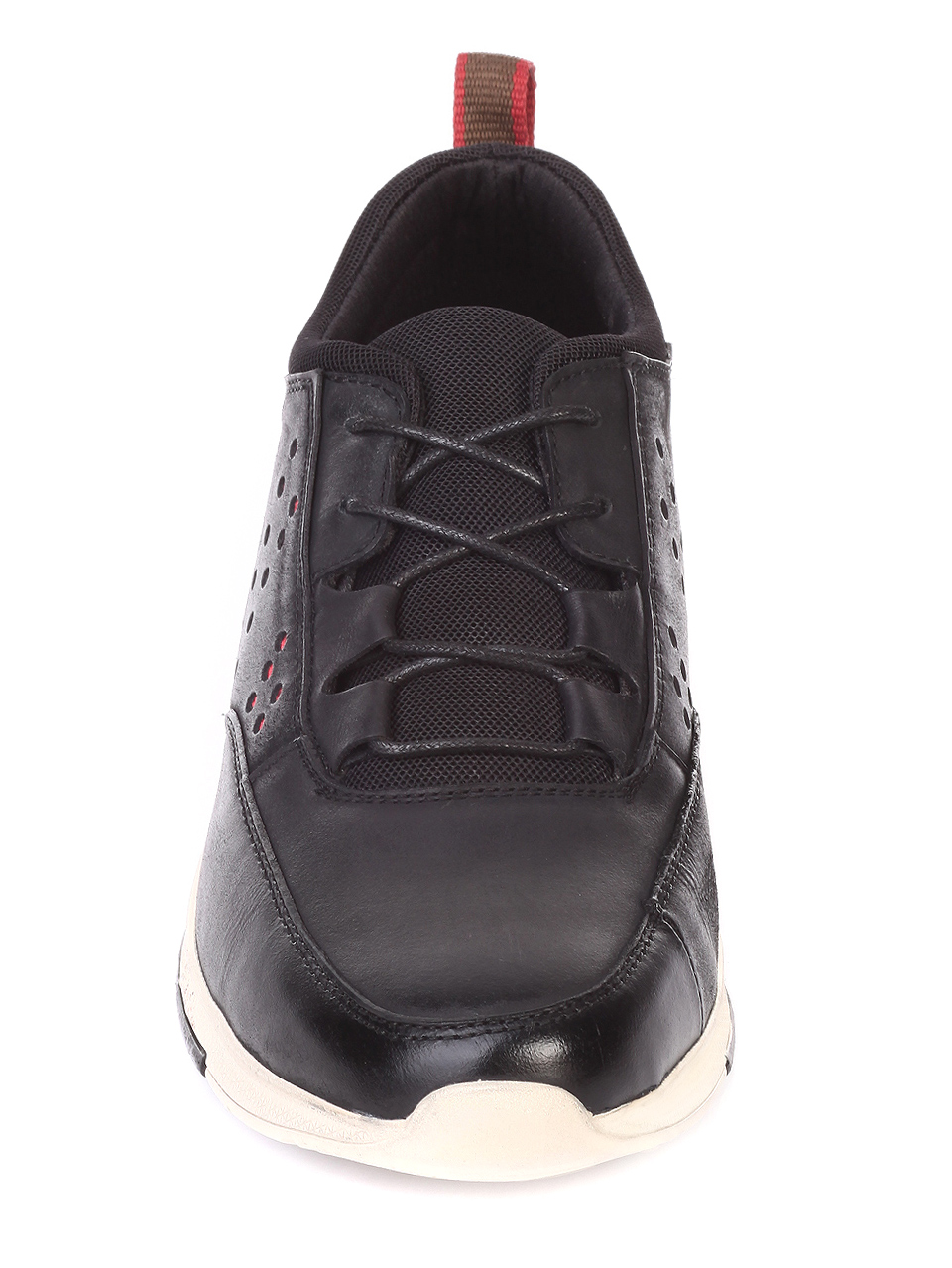 Ежедневни мъжки обувки от естествена кожа 7X-19723 black 