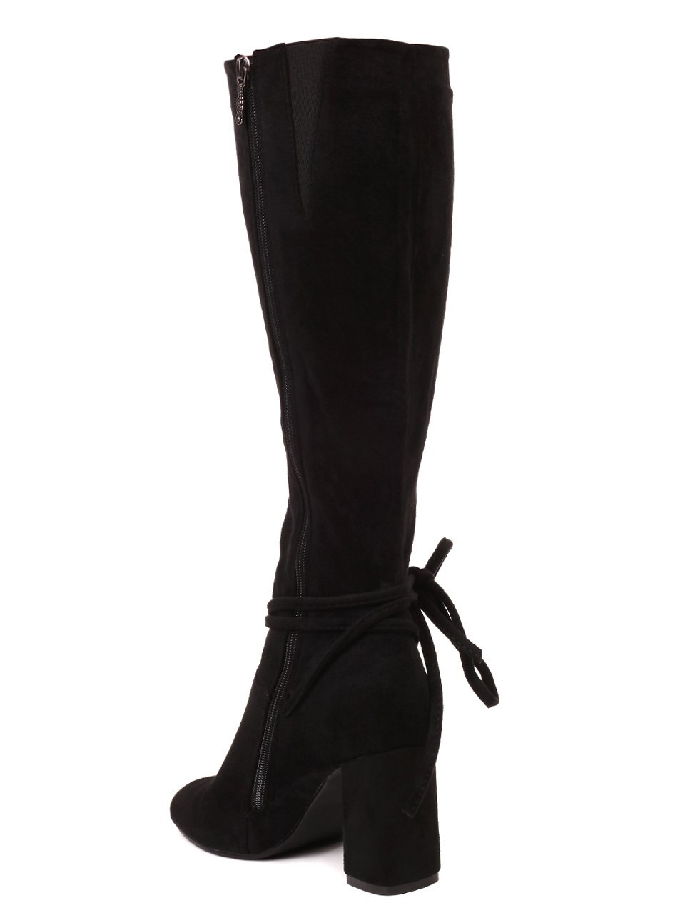 Елегантни дамски ботуши в черно 1L-19699 black