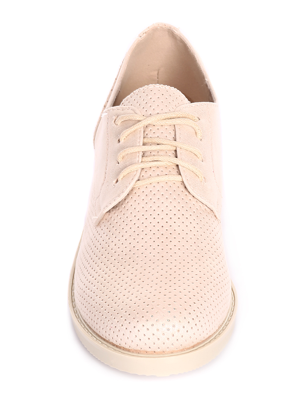 Ежедневни дамски обувки в бежово 3R-20121 beige