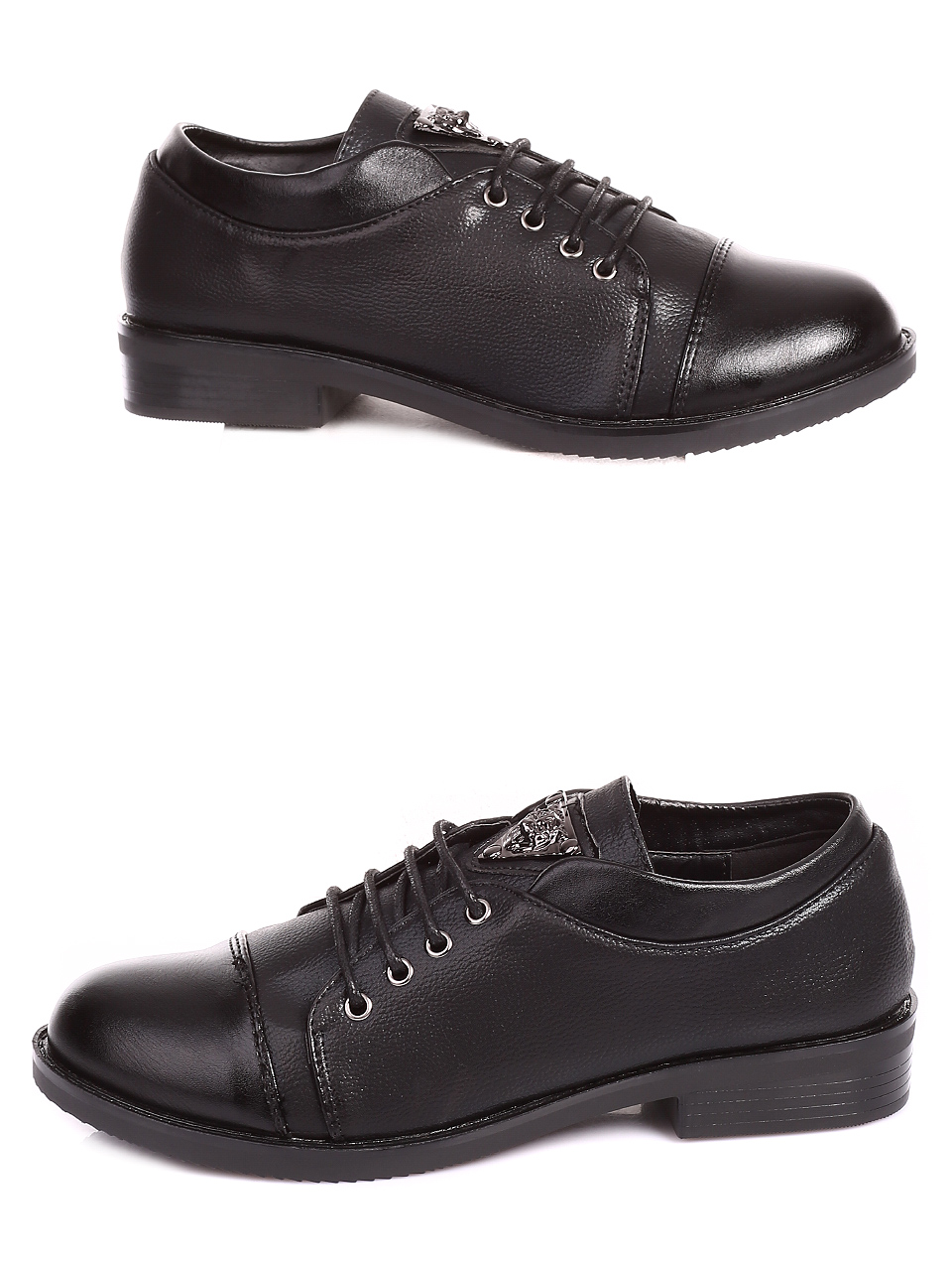 Ежедневни дамски обувки в черно 3R-20124 black