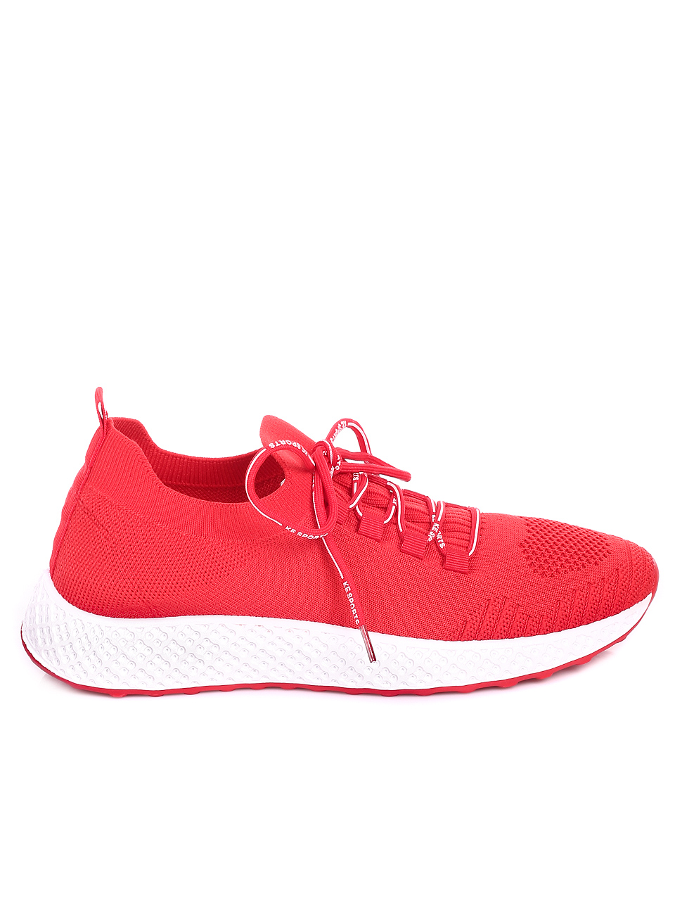 Ежедневни мъжки обувки в червено 7U-20110 red