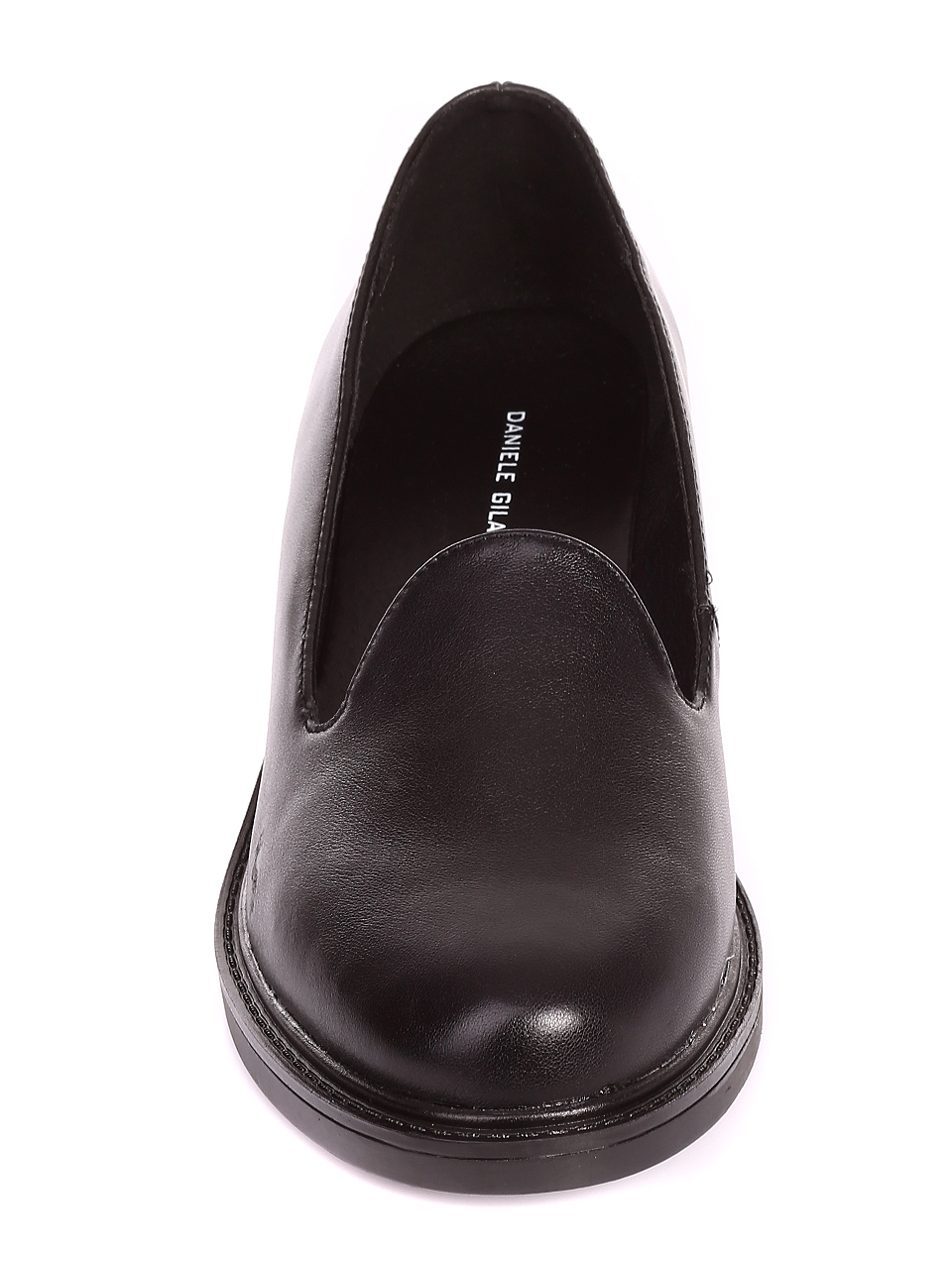 Ежедневни дамски обувки от естествена кожа в черно 3AF-20211 black