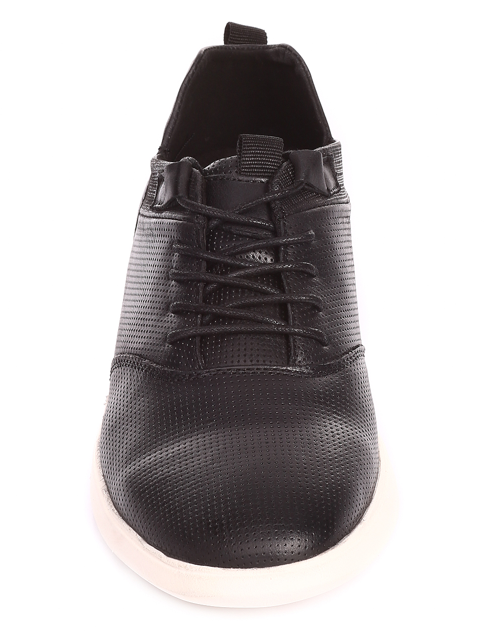 Ежедневни мъжки обувки от естествен набук 7N-20236 black