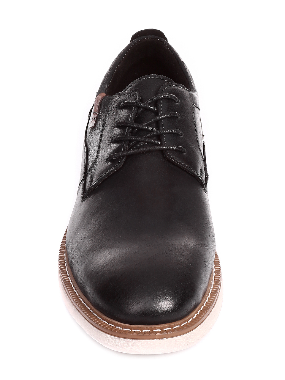 Ежедневни мъжки обувки от естествена кожа 7N-20239 black
