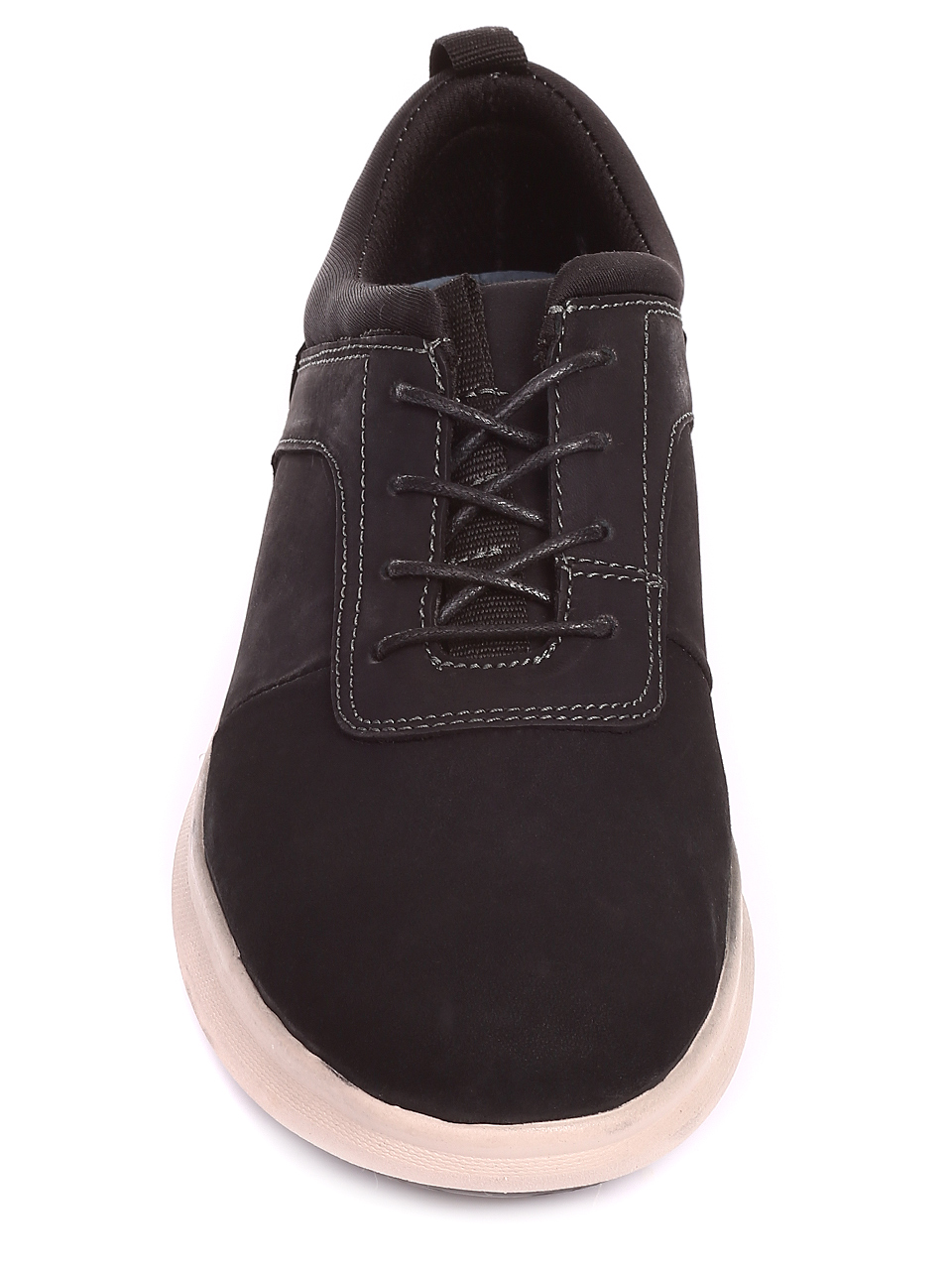 Ежедневни мъжки обувки от естествен набук 7X-20249 black