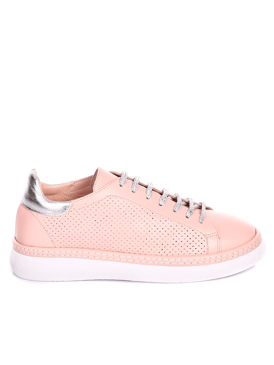 Ежедневни дамски обувки от естествена кожа 3AT-20469 pink
