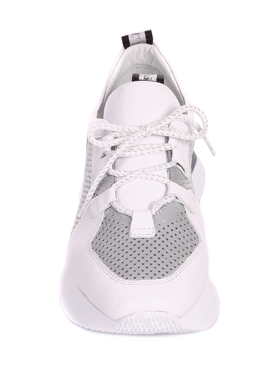 Ежедневни дамски обувки от естествена кожа 3AT-20474 white