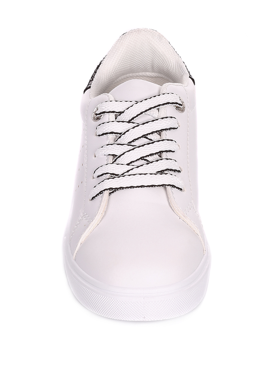 Ежедневни детски обувки в бяло 18U-20025 white/black