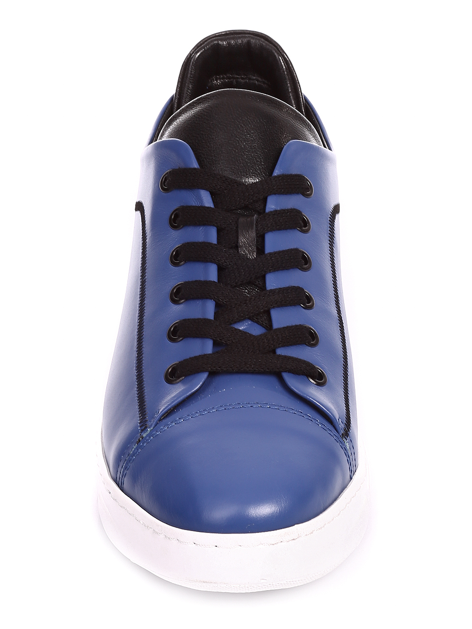 Ежедневни мъжки обувки от естествена кожа 7AT-20491 blue