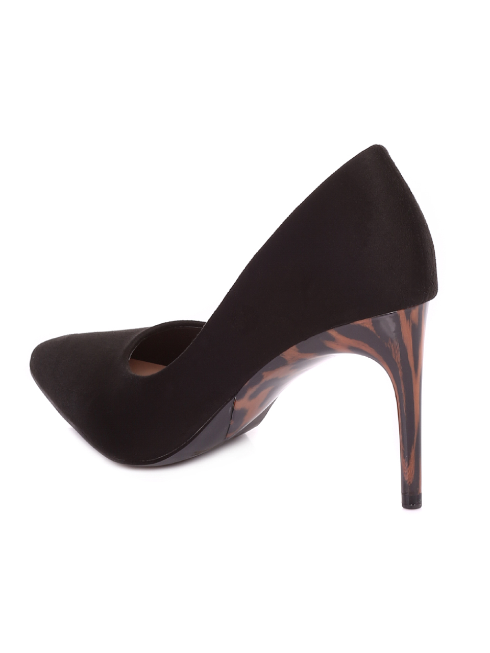 Елегантни дамски обувки на ток в черно 3D-20417 black