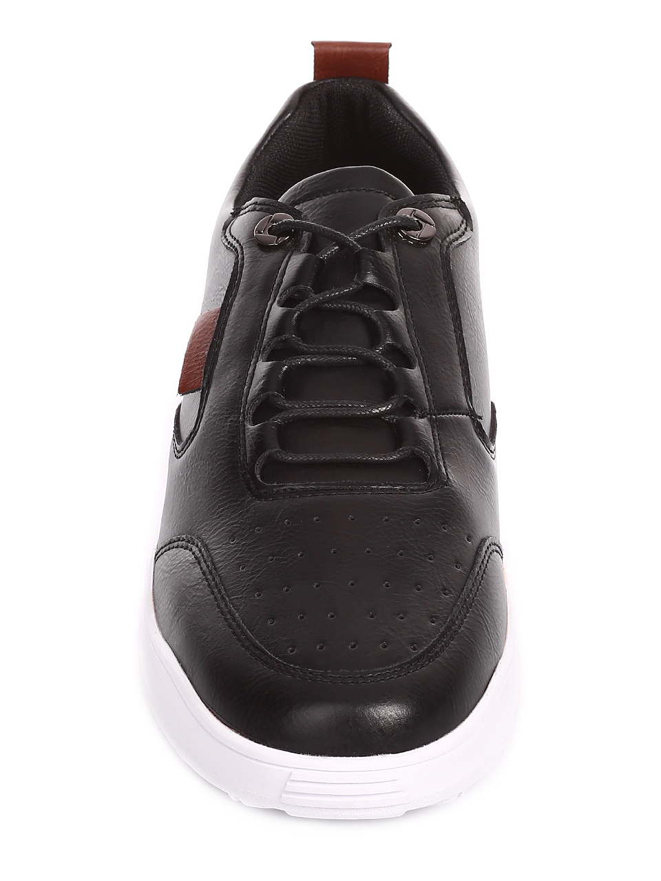 Ежедневни мъжки обувки в черно 7H-20222 black