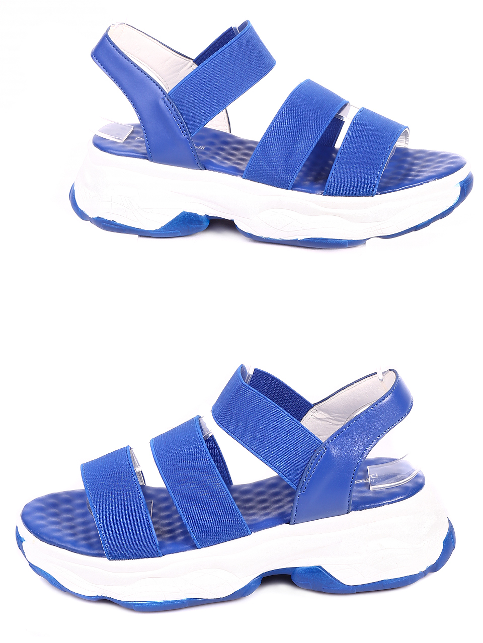 Ежедневни дамски сандали в синьо 4D-20263 blue