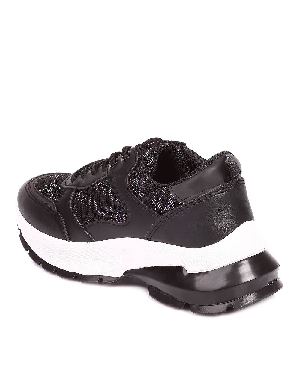 Ежедневни дамски обувки в черно 3U-20015 black