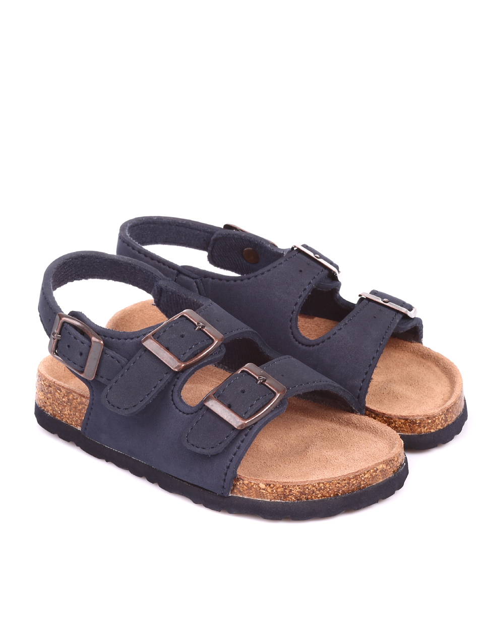 Ежедневни детски сандали в синьо 17W-20152 navy