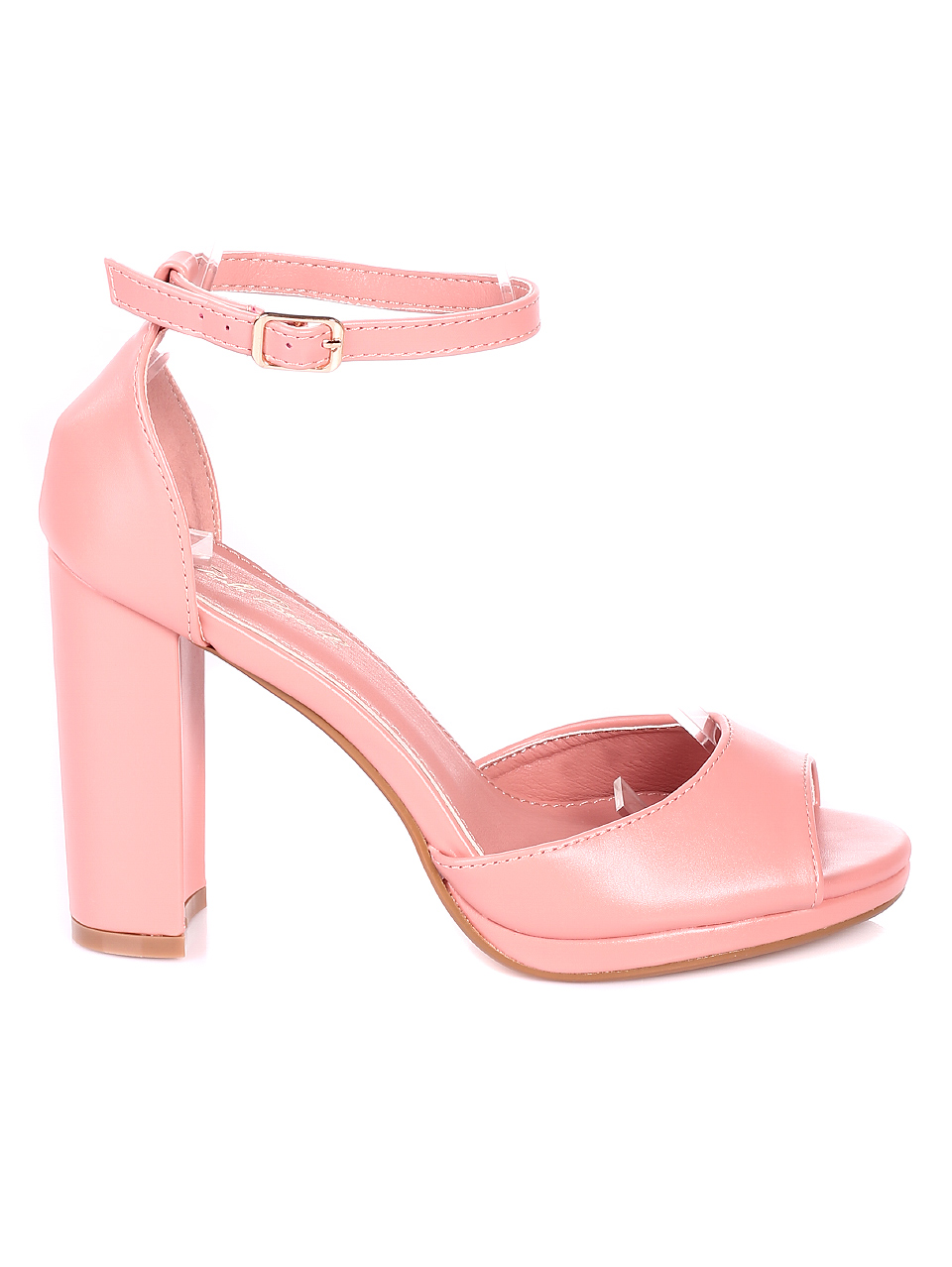 Елегантни дамски сандали на ток 4M-20093 pink