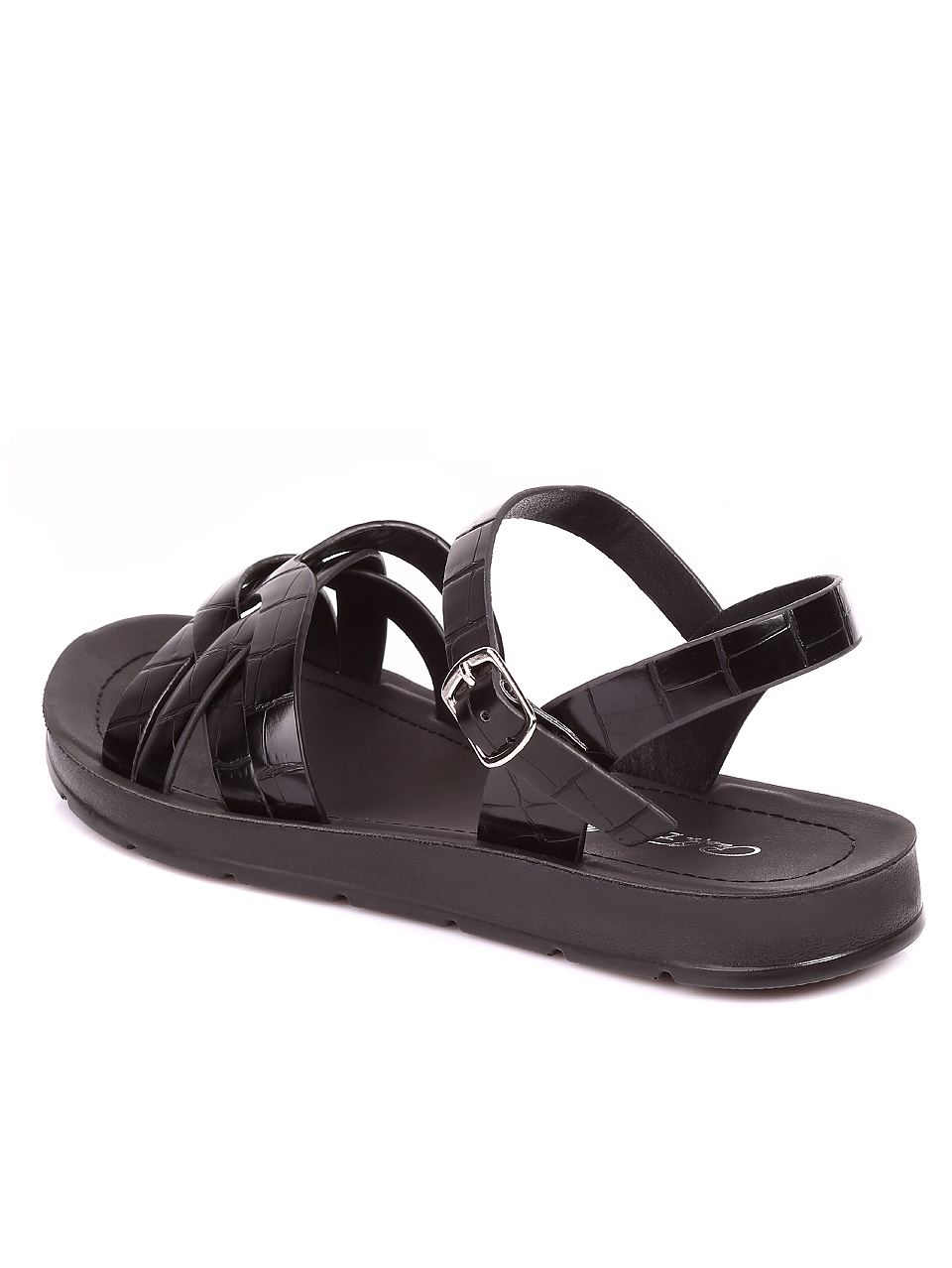 Ежедневни дамски равни сандали в черно 4F-20323 black