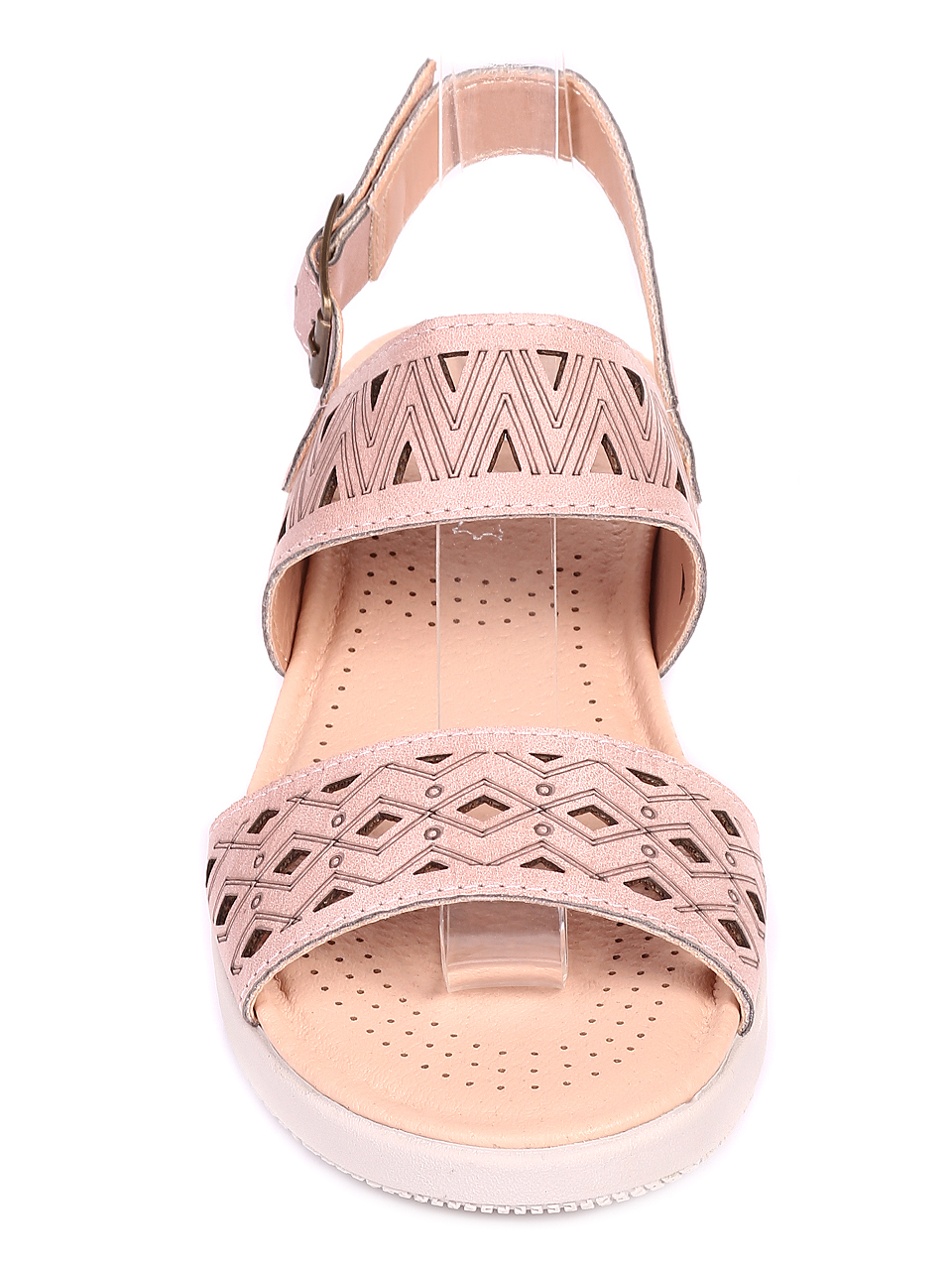 Ежедневни дамски комфортни сандали в розово 4C-20162 pink