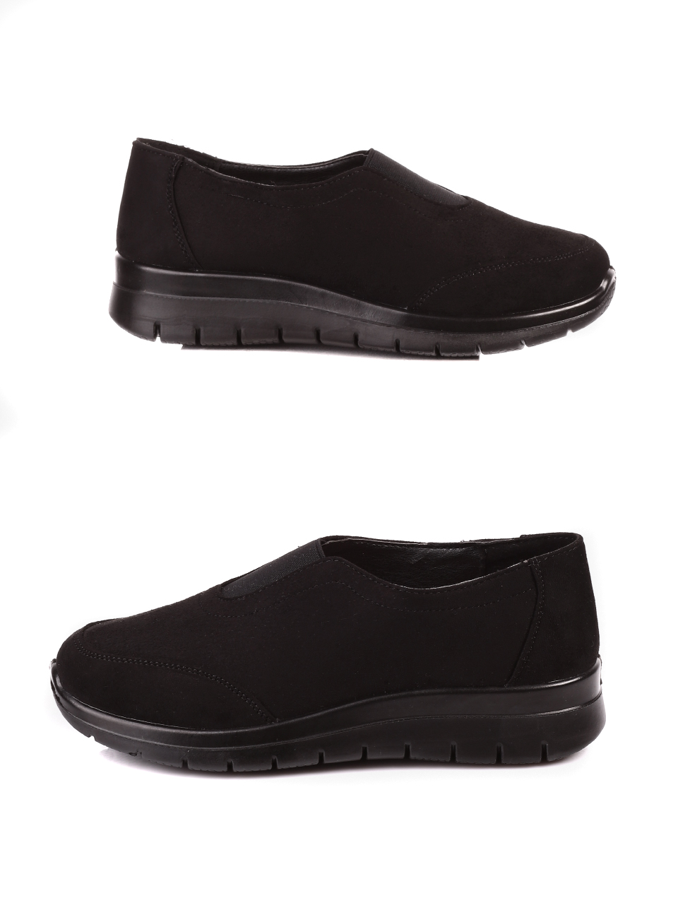 Ежедневни дамски обувки в черно 3C-20617 black