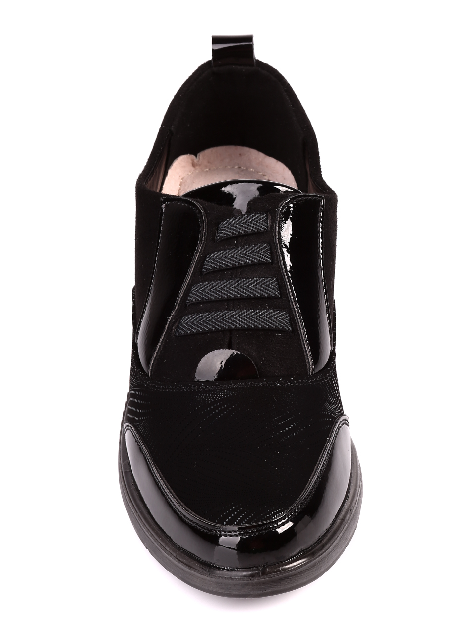 Ежедневни дамски обувки в черно 3C-20619 black