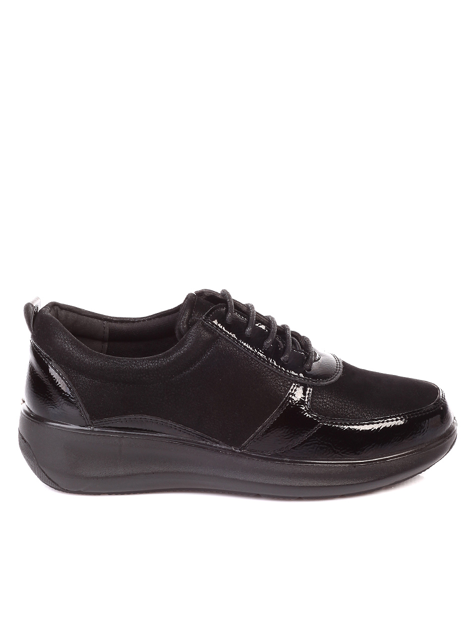Ежедневни дамски обувки в черно 3C-20620 black (21641)